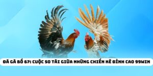 Đá Gà Bồ 67: Cuộc So Tài Giữa Những Chiến Kê Đỉnh Cao 99WIN